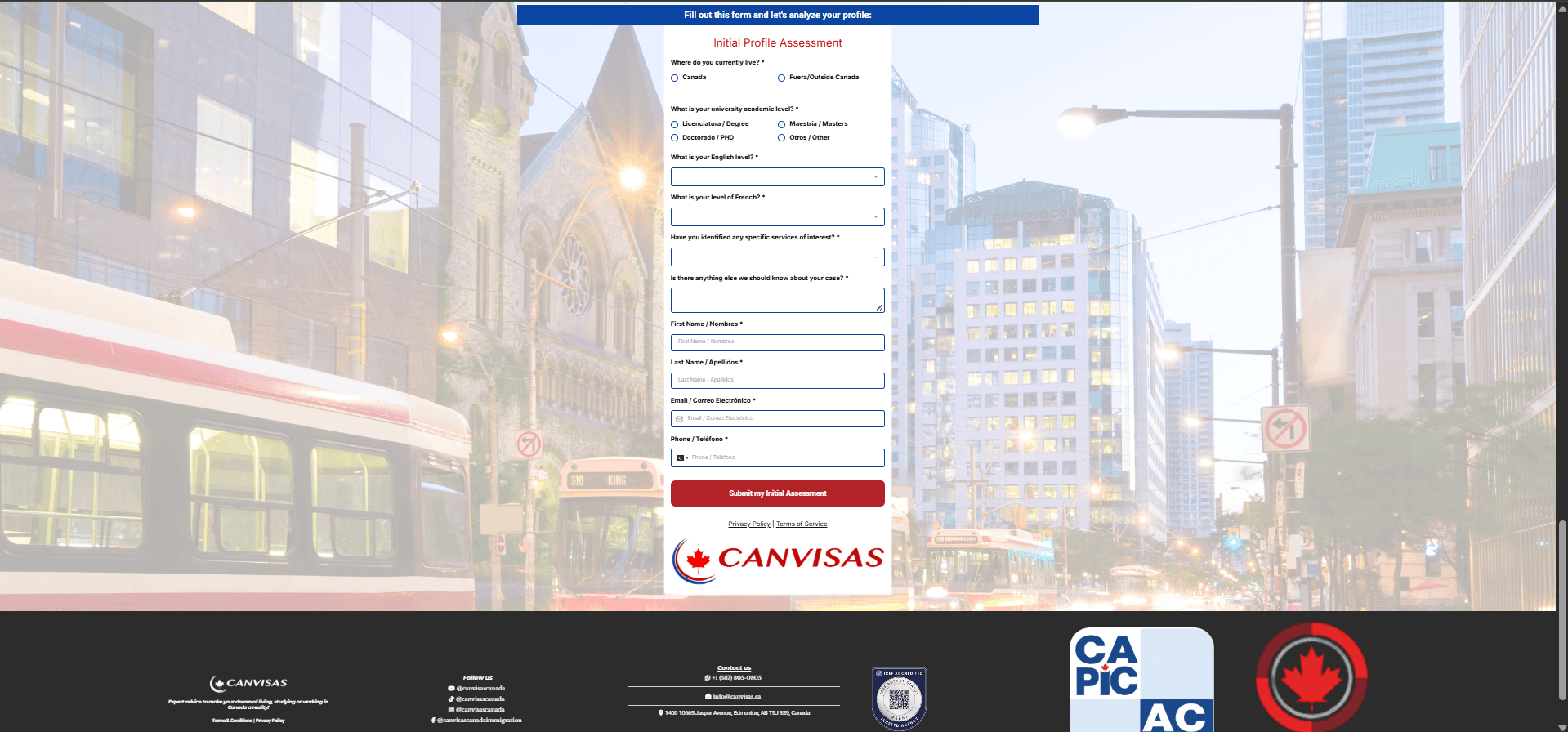CanVisas AI: Canadian Immigration Eligibility Assistant
